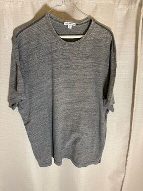 James Perse Heather Gray Crewneck Tee